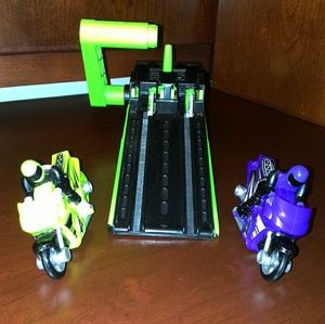 hot wheels motorcycle launcher